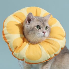 Elizabeth circle kitten licking-proof shame collar headgear dog collar sterilization collar pet jewelry (Color: Rice ball (waterproof))
